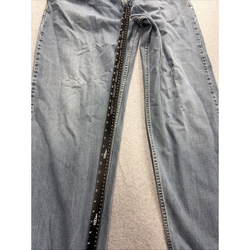 Levis Silvertab Jeans Mens 40x36 (Meas 40x34) Blue Baggy Denim  Y2K Whisker